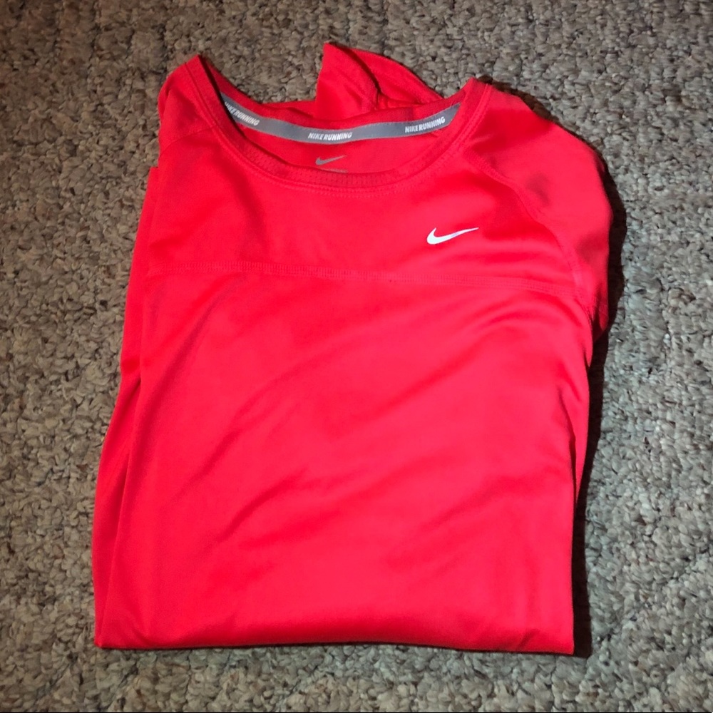 Nike (running) long sleeve-neon orange NEVER WORN
